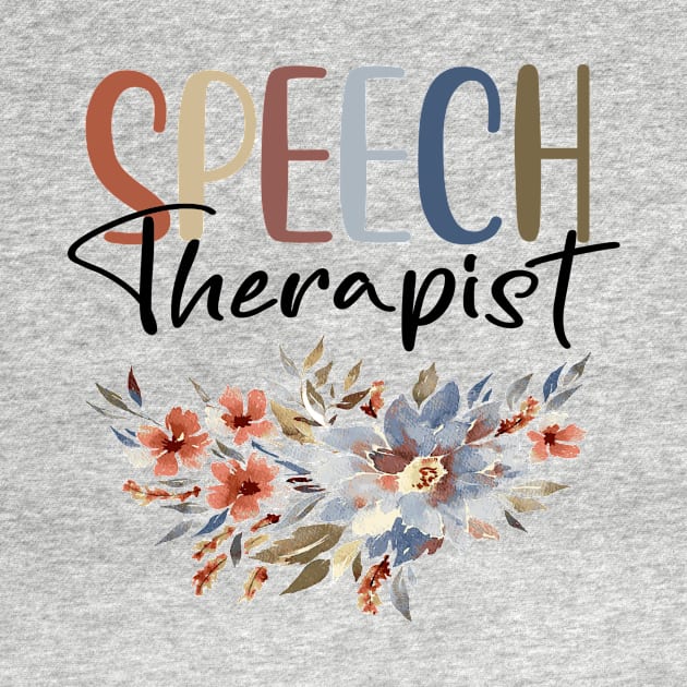 Flower Teacher SLP Speech Therapist Back to School by shattorickey.fashion